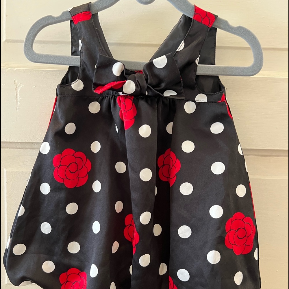 Size 3-6 months silky rose dress